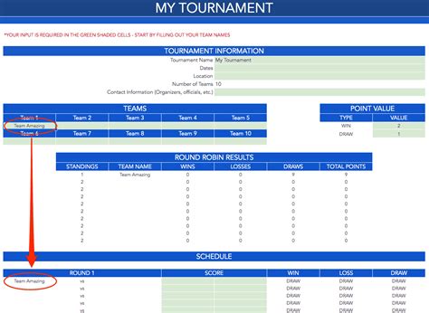 round robin in excel|Round Robin Templates: Excel & Google Sheets (20.